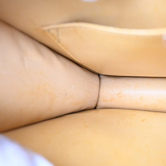 CELINE Logo Macadam Pattern Hand Bag PVC Leather Brown Gold Italy - Picture 5 of 16